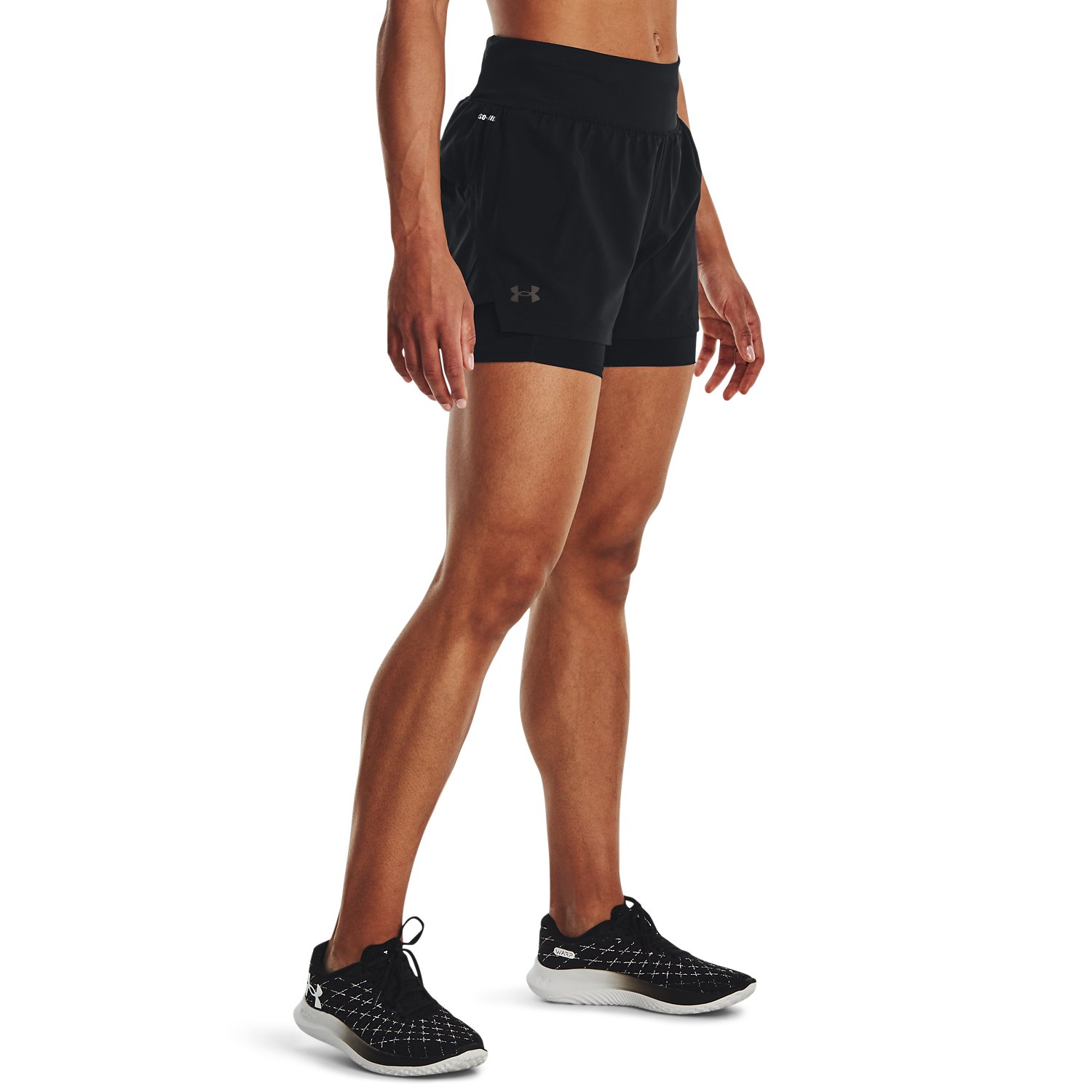 Fitness Hombres Shorts deportivos de cintura con cordón 2 en 1 con bolsillo  de celular, Mode de Mujer