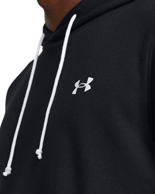 Sudadera con Capucha Manga Corta UA Rival Terry para Hombre, Black, pdpMainDesktop image number 3