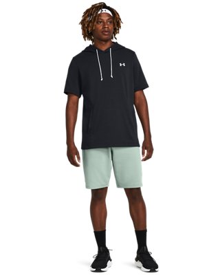 Sudadera con Capucha Manga Corta UA Rival Terry para Hombre, Black, pdpMainDesktop image number 2