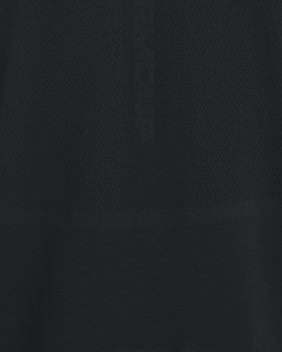 เสื้อแขนสั้น UA RUSH™ Seamless Legacy สำหรับผู้ชาย in Black image number 1