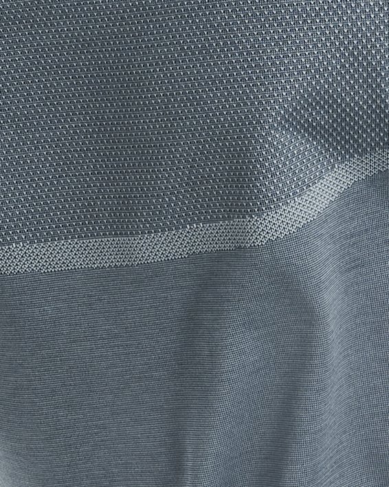 Men's UA Vanish Elite Seamless Short Sleeve, Blue, pdpMainDesktop image number 0