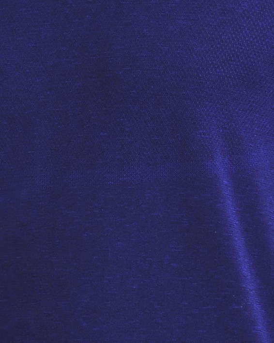Men's UA Vanish Elite Seamless Short Sleeve in Blue image number 3
