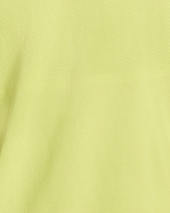Men's UA Vanish Elite Seamless Short Sleeve, Yellow, pdpMainDesktop image number 0
