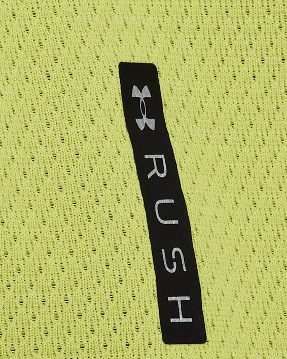 Men's UA Vanish Elite Seamless Short Sleeve, Yellow, pdpMainDesktop image number 3