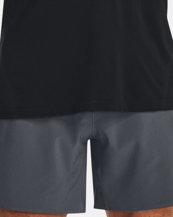 Shorts UA Peak Woven da uomo, Gray, pdpMainDesktop image number 2
