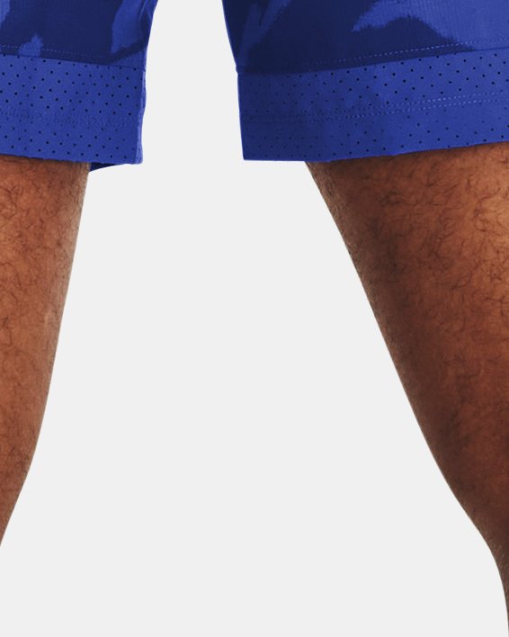 Shorts de 15 cm UA Vanish Woven Printed para hombre, Blue, pdpMainDesktop image number 1