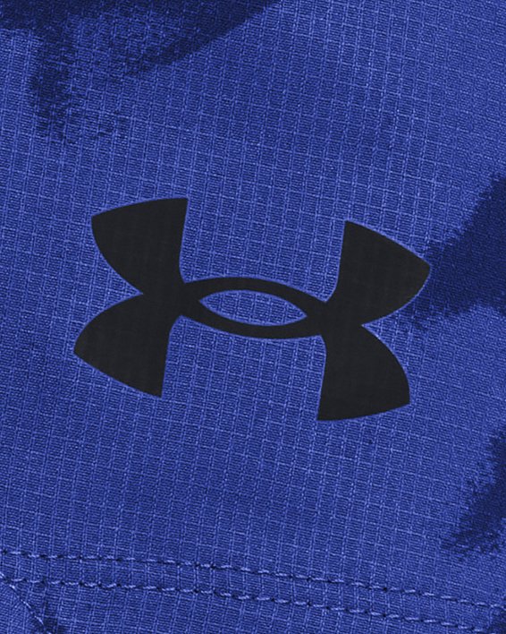Men's UA Vanish Woven 6" Printed Shorts in Blue image number 3