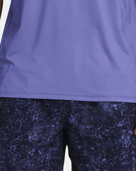 Men's UA Vanish Woven 6" Printed Shorts in Purple image number 2