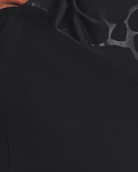 Men's UA RUSH™ Vent Short Sleeve, Black, pdpMainDesktop image number 1