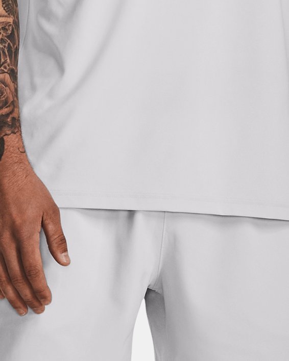 Men's UA RUSH™ Vent Short Sleeve in Gray image number 2
