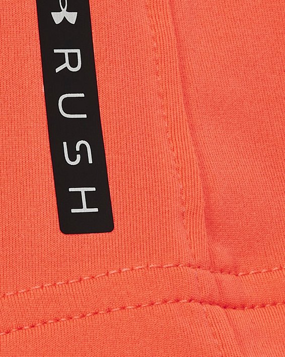 Men's UA RUSH™ Vent Short Sleeve, Orange, pdpMainDesktop image number 6