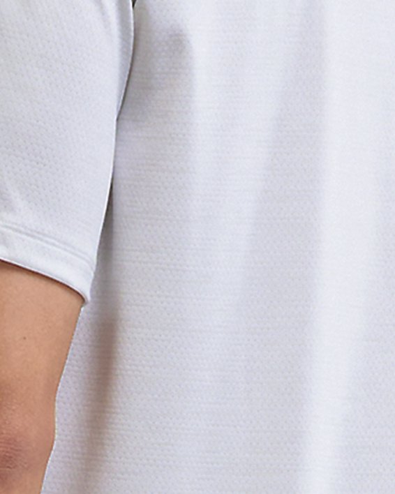 Men's UA Tech™ Vent Short Sleeve in White image number 1