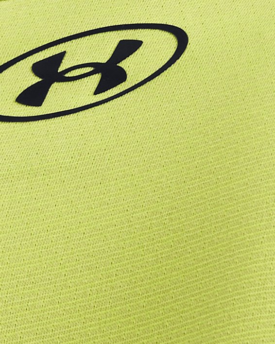 Men's UA Tech™ Vent Short Sleeve in Yellow image number 3
