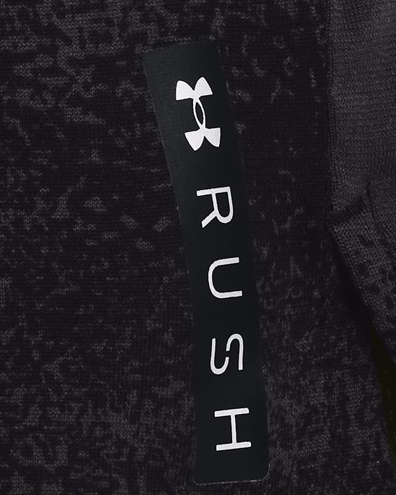 Herenshirt UA RUSH™ Energy Print met korte mouwen, Black, pdpMainDesktop image number 3