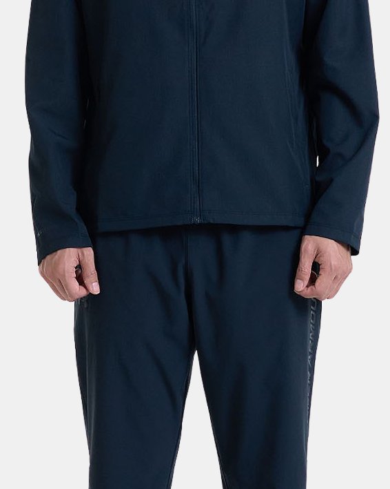 เสื้อแจ็คเก็ตมีฮู้ด UA Storm Run สำหรับผู้ชาย image number 2