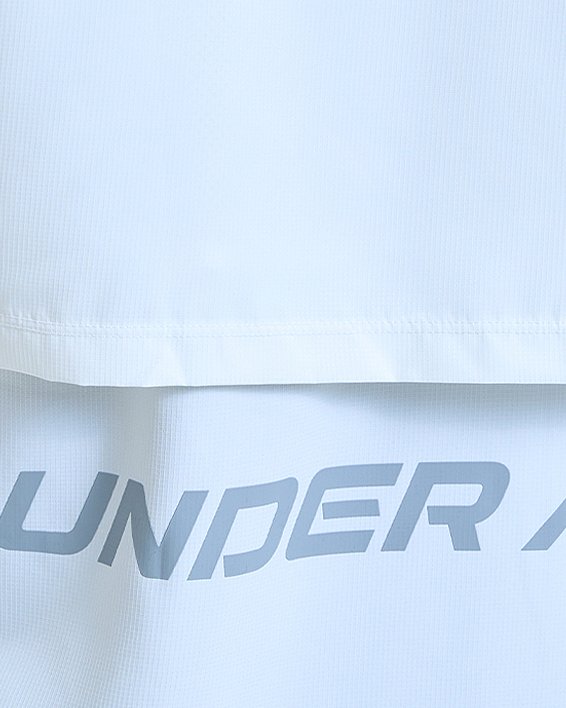 Men's UA Launch Jacket in White image number 3