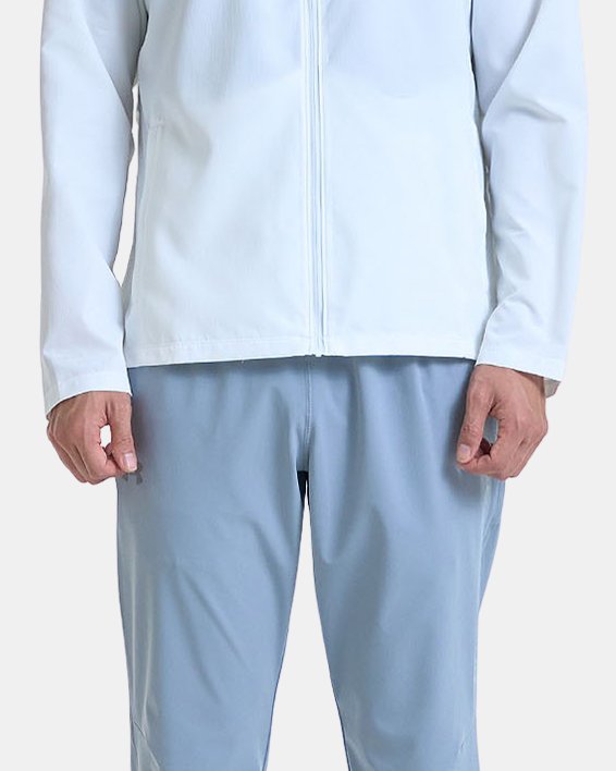 Men's UA Launch Jacket in White image number 2