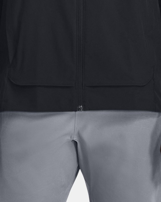 Men's UA OutRun The Storm Pants in Gray image number 2