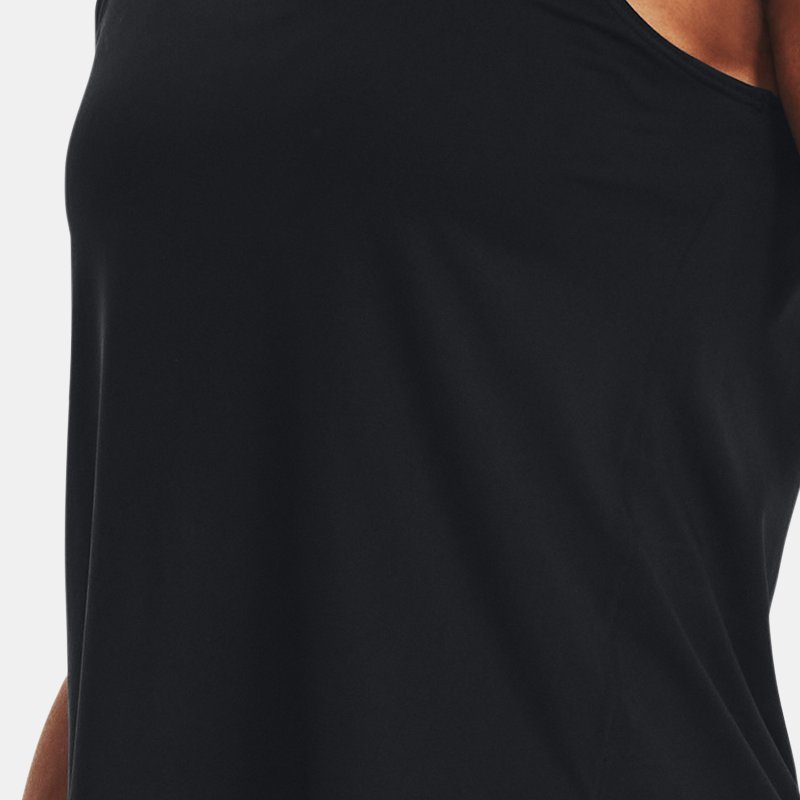 Camiseta sin mangas Under Armour Iso-Chill Laser para mujer Negro / Negro / Reflectante XS
