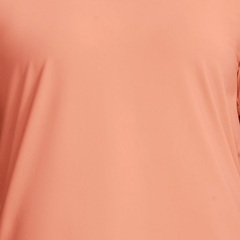 T-shirt Under Armour Iso-Chill Laser da donna Bubble Peach / Bubble Peach / Riflettente L