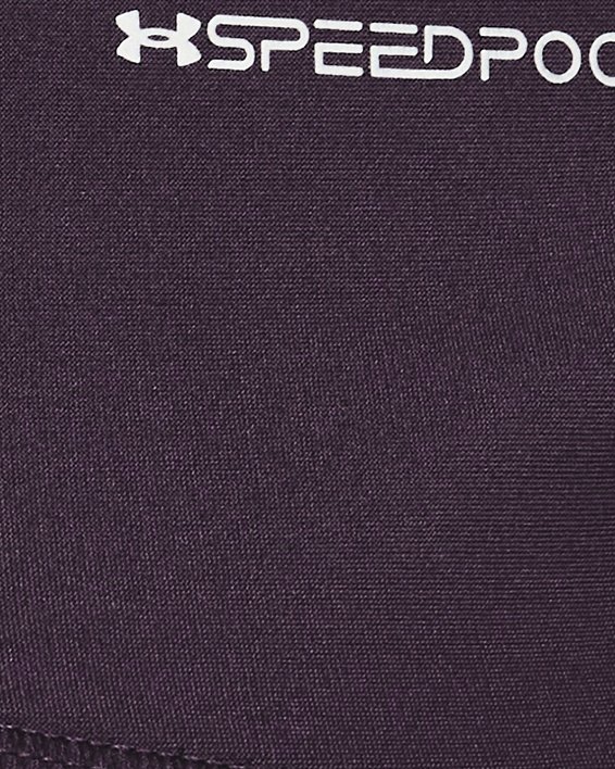 Legging longueur chevilles UA Fly-Fast Elite Iso-Chill pour femme, Purple, pdpMainDesktop image number 3