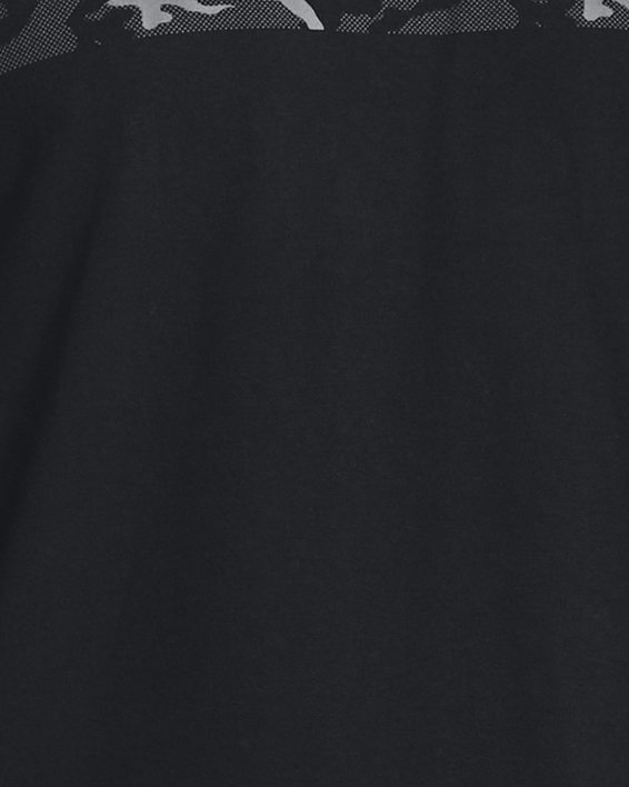 Men's UA Camo Chest Stripe Short Sleeve, Black, pdpMainDesktop image number 0