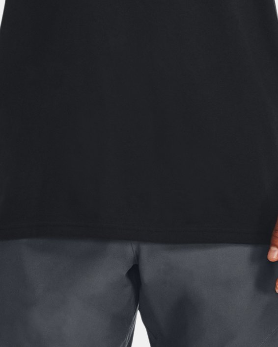 Men's UA Camo Chest Stripe Short Sleeve, Black, pdpMainDesktop image number 2