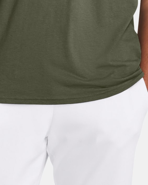 T-shirt à manches courtes UA Camo Chest Stripe pour homme, Green, pdpMainDesktop image number 2