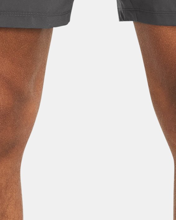 Men's UA Launch Elite 2-in-1 7'' Shorts in Gray image number 0