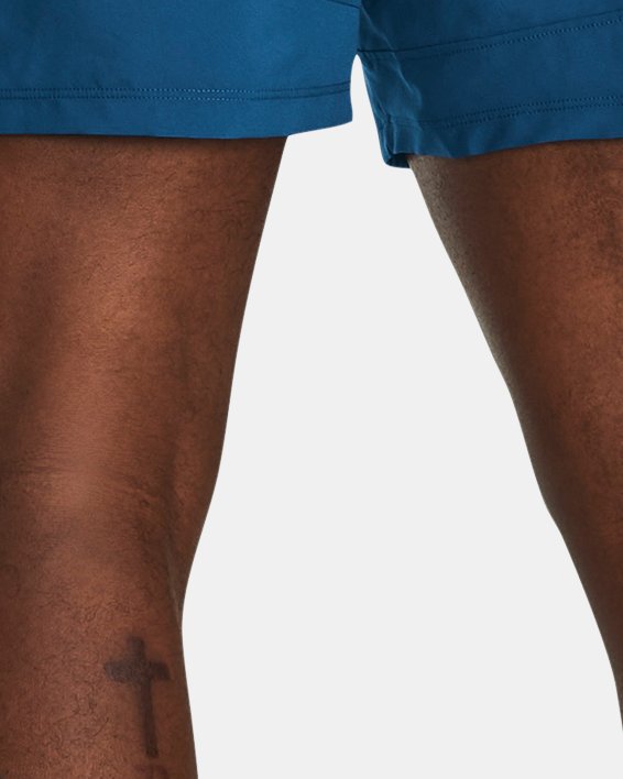 Men's UA Launch Elite 2-in-1 7'' Shorts in Blue image number 1