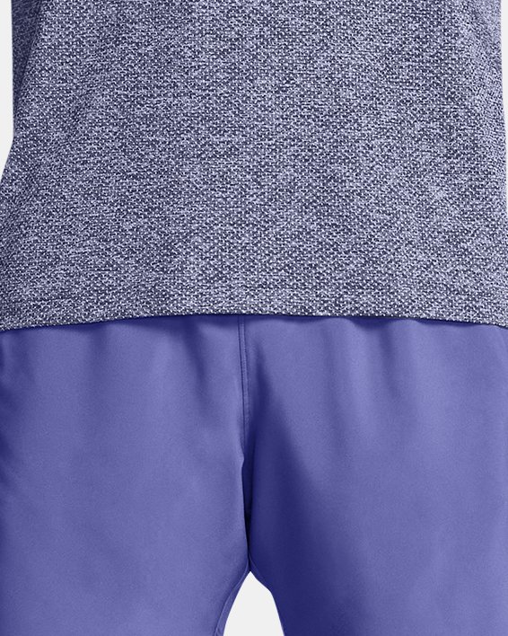 Men's UA Launch Elite 2-in-1 7'' Shorts in Purple image number 2