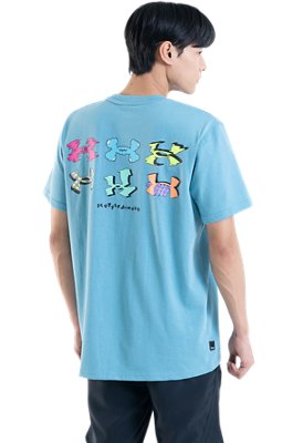 남성 UA 체커드 헤비웨이트 반팔 image number 1