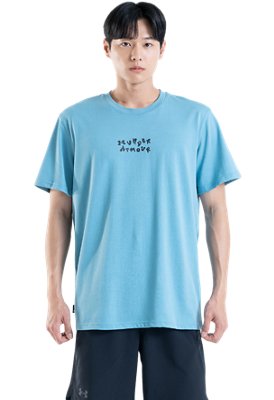 남성 UA 체커드 헤비웨이트 반팔 image number 0