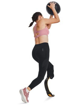 Sports Bra de sujeci&oacute;n alta UA Uplift para mujer, Pink, pdpMainDesktop image number 2