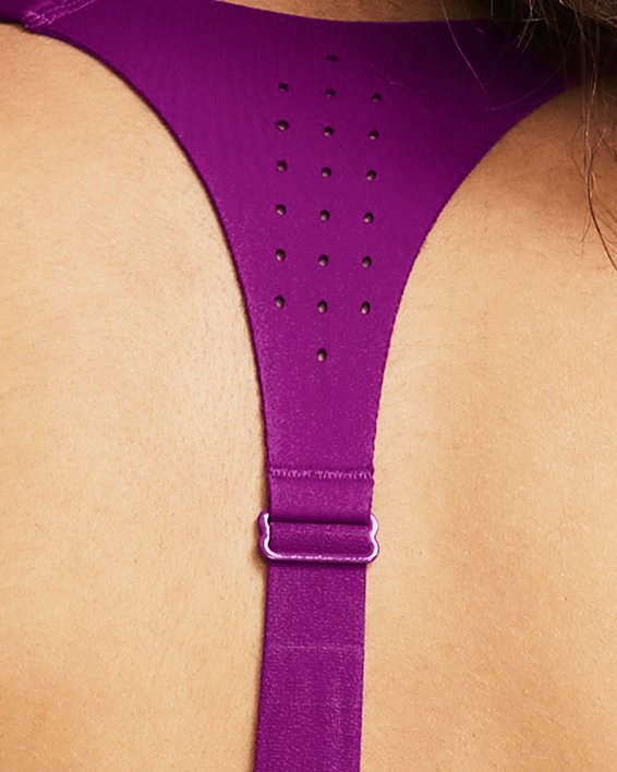 Brassière de sport UA Uplift Mid pour femme, Purple, pdpMainDesktop image number 1