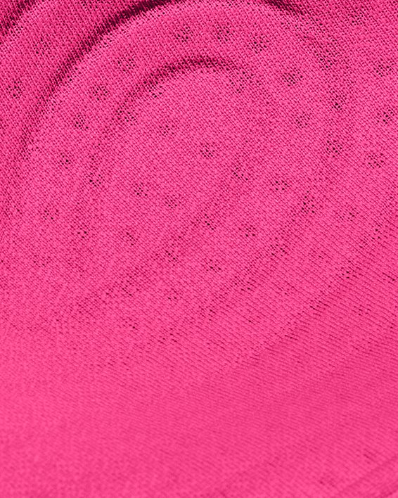 Sports Bra UA Infinity Mid Pintuck para mujer, Pink, pdpMainDesktop image number 9
