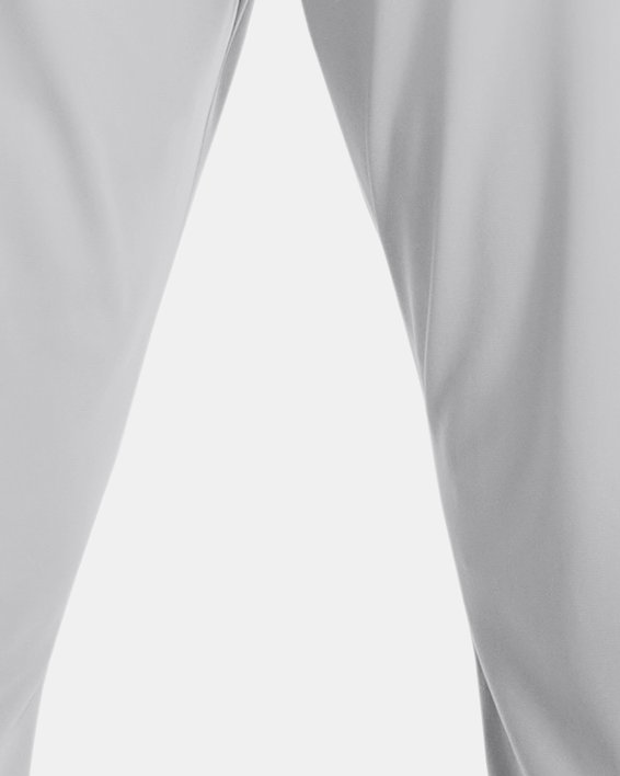 남성 UA 니트 웜업 팀 팬츠 in Gray image number 1