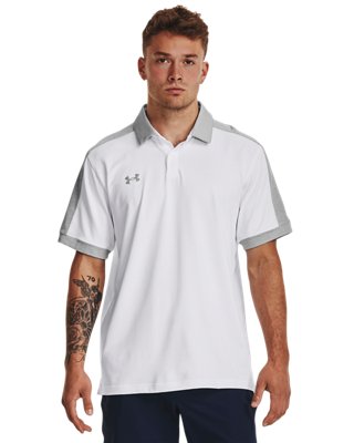 Trophy White Sleeveless Polo Shirt main image 1