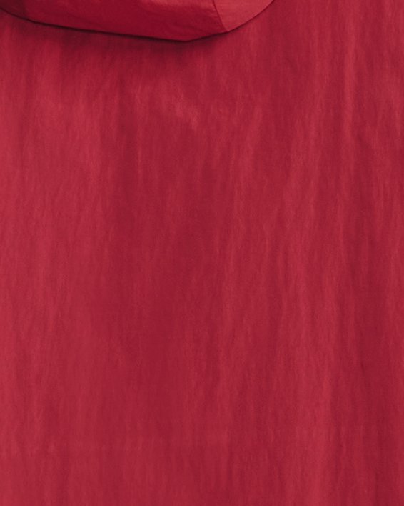 Women's UA RUSH™ Woven Anorak in Red image number 1