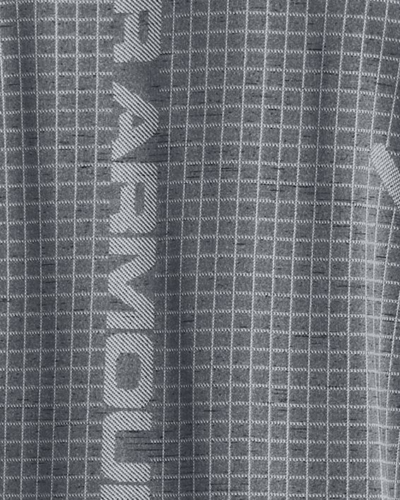 Men's UA Seamless Grid Short Sleeve in Gray image number 5