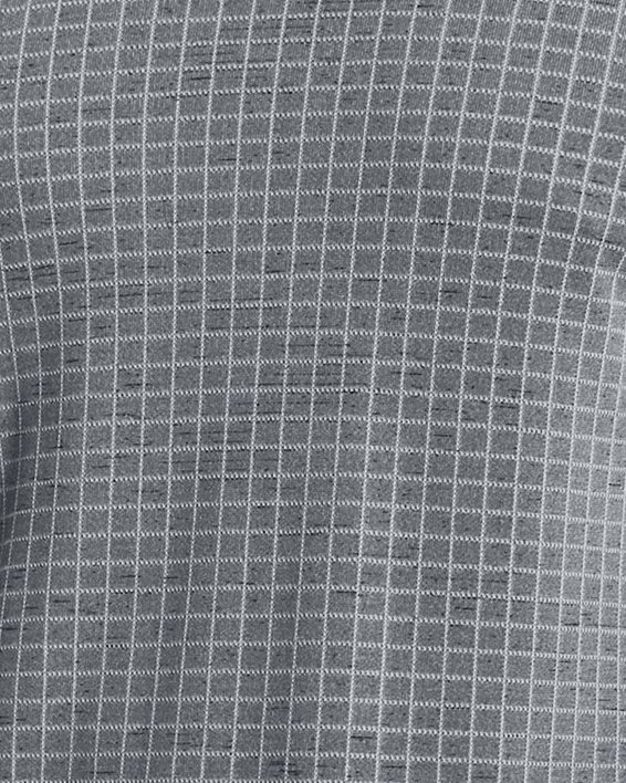 Men's UA Seamless Grid Short Sleeve in Gray image number 4
