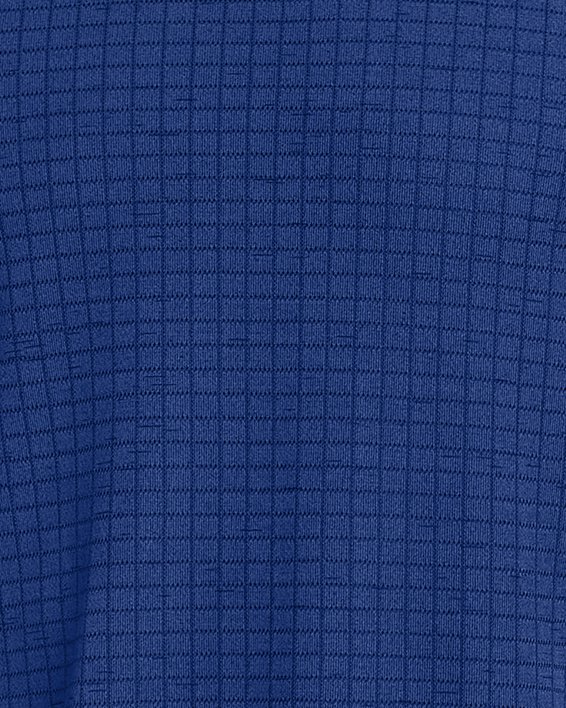 Men's UA Seamless Grid Short Sleeve, Blue, pdpMainDesktop image number 0