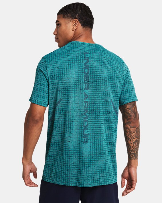 T-shirt UA Seamless Grid pour hommes