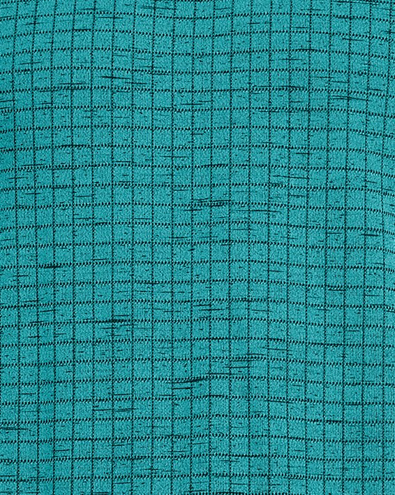 Herenshirt UA Seamless Grid met korte mouwen, Blue, pdpMainDesktop image number 0