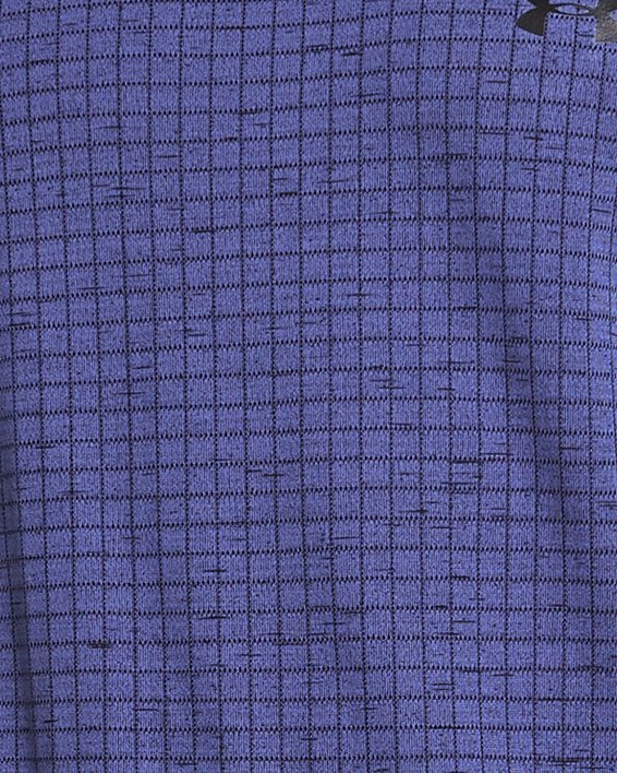Haut à manches courtes UA Seamless Grid pour homme, Purple, pdpMainDesktop image number 0
