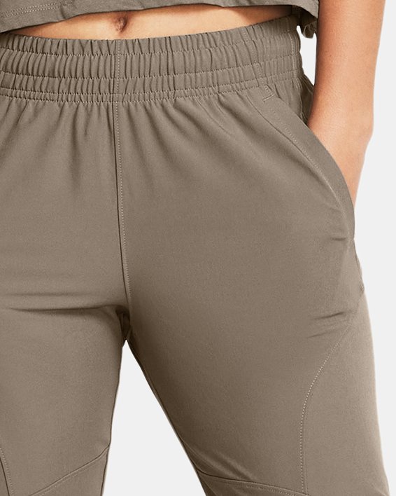 Women's UA Unstoppable Joggers in Brown image number 2