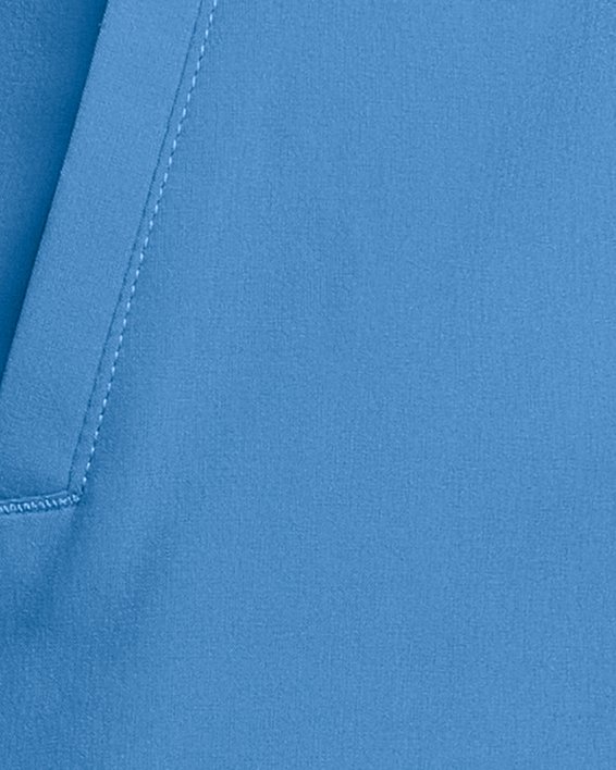 女士UA Flex Woven 5英寸短褲 in Blue image number 3