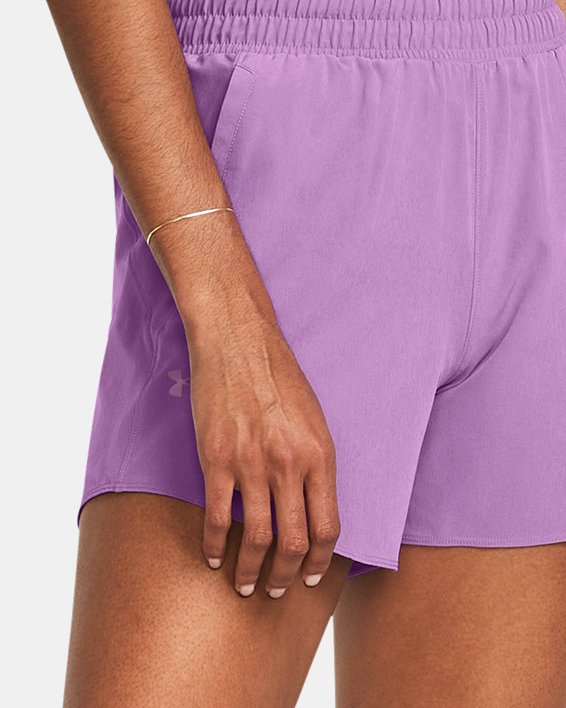 Women's UA Vanish 5" Shorts in Purple image number 2