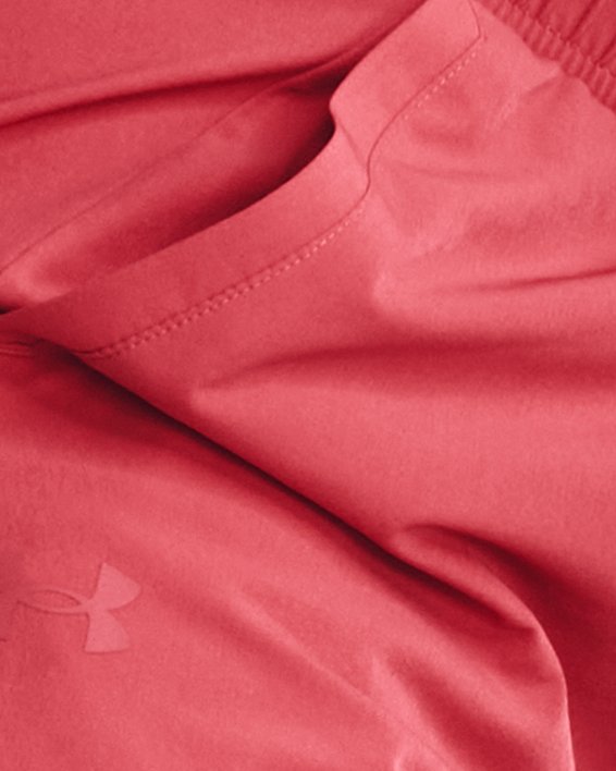 Shorts tejidos de 13 cm UA Flex para mujer, Red, pdpMainDesktop image number 3