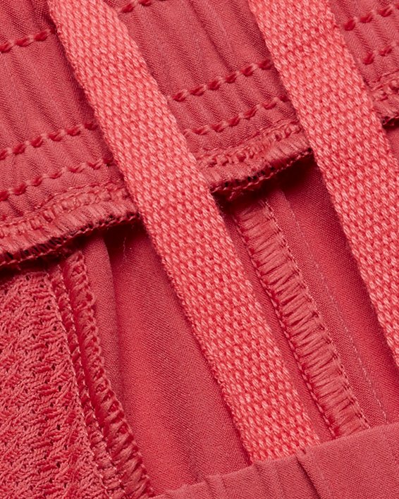 Shorts tejidos de 13 cm UA Flex para mujer, Red, pdpMainDesktop image number 5